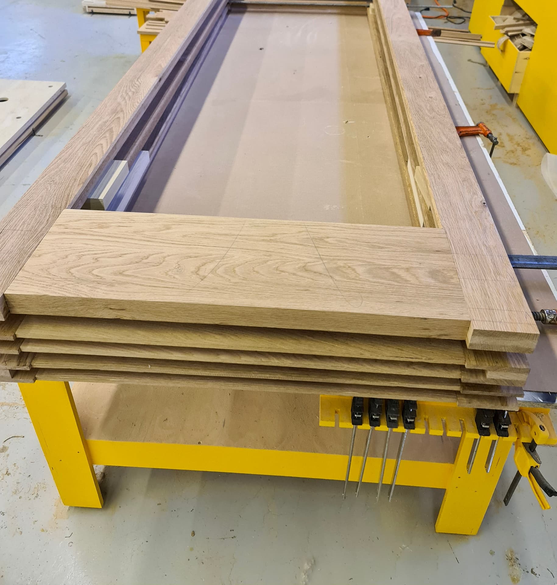 Portes intérieures à croisillons – Menuiserie intérieure sur mesure par Mokuton Menuiserie, image 6